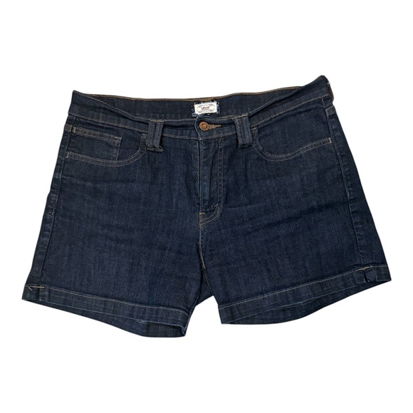 Levi's Pants - Levis Womens Dark Wash Denim Shorts Size 10 Stretch Cotton Blue Jean Shorts